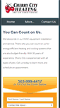 Mobile Screenshot of cherrycityheating.com